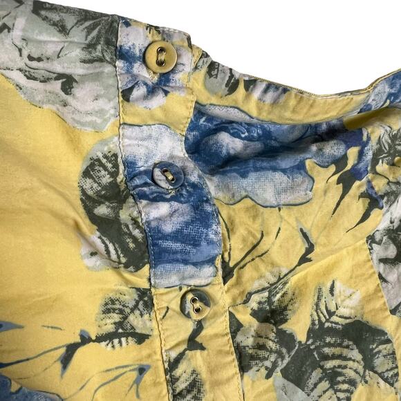 J.O.A. Yellow Floral Balloon Sleeve Off The Shoulder Mini Dress XS - Picture 6 of 14